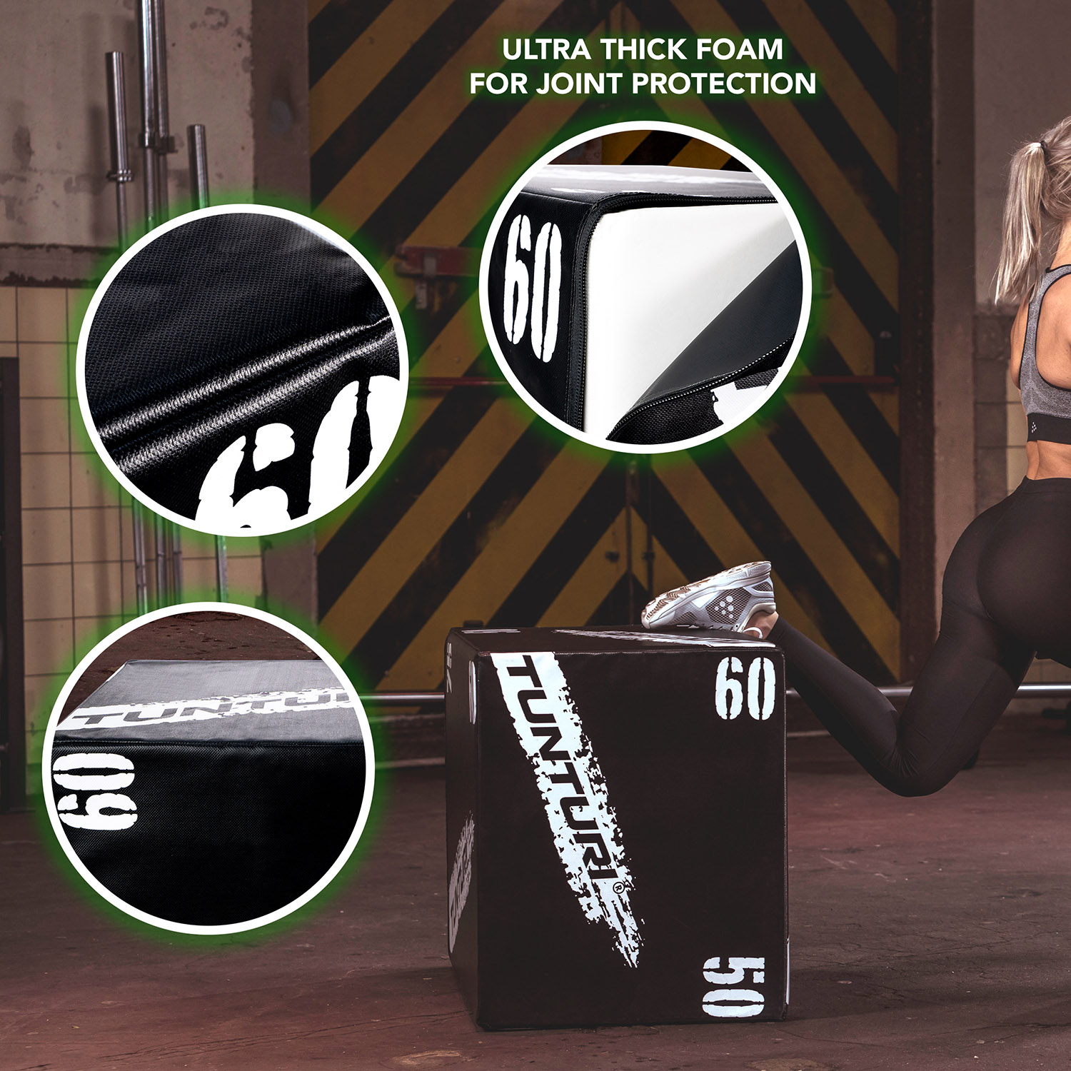 Treeningkast TUNTURI Plyo Box Soft (EVA) 50/60/75cm
