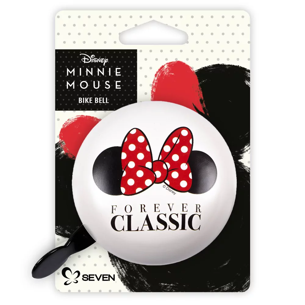 Jalgrattakell Minnie Retro, valge