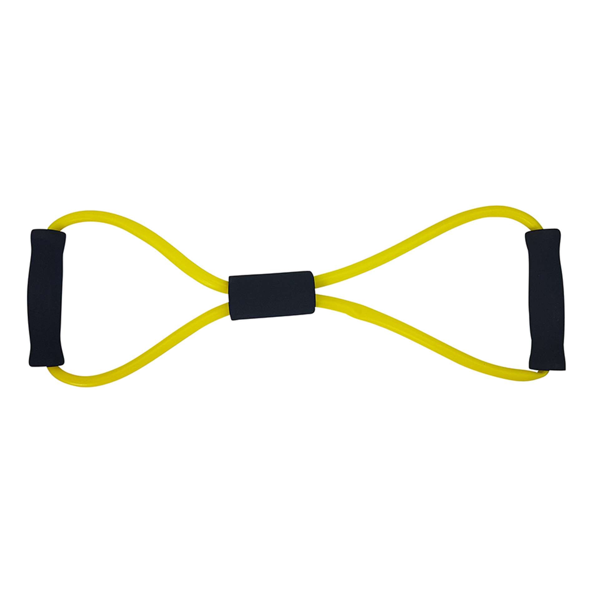 Võimlemiskummide komplekt TUNTURI Tubing Set with Grip, Light, Yellow