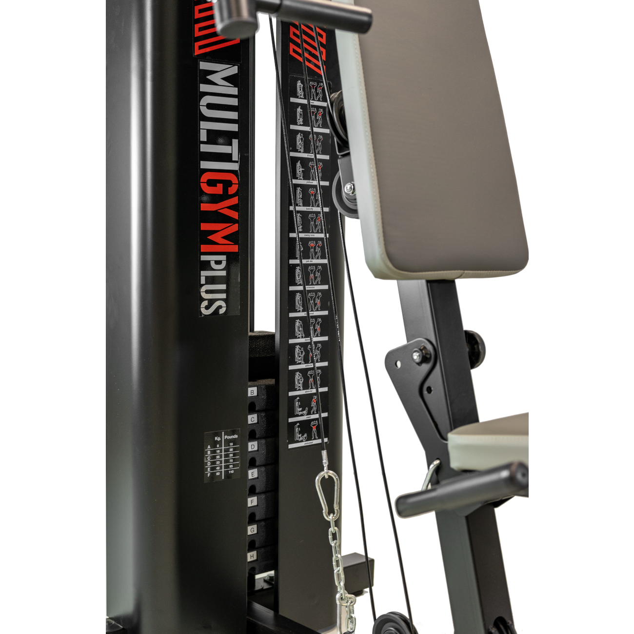 Jõujaam BH FITNESS Multigym Plus Black
