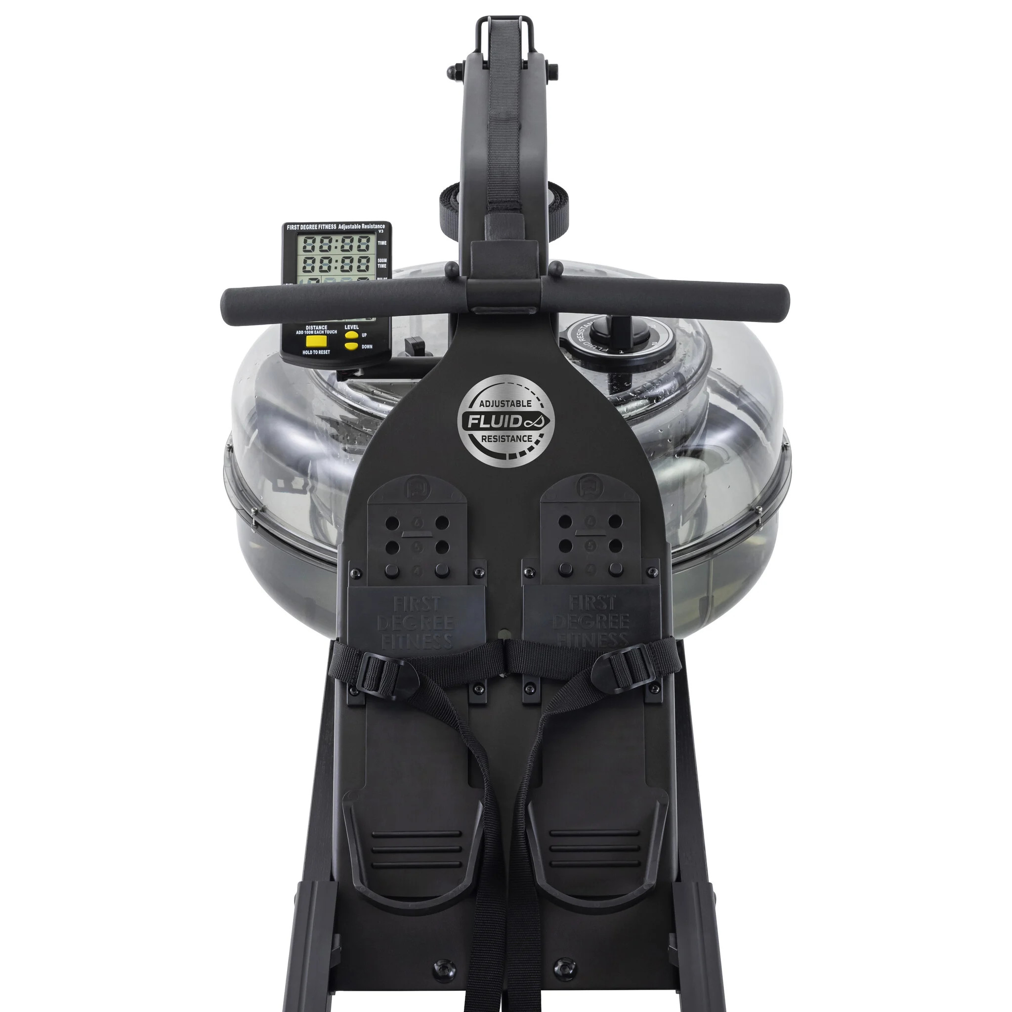 Sõudeergomeeter TUNTURI Fluid Rower Apollo Plus, must